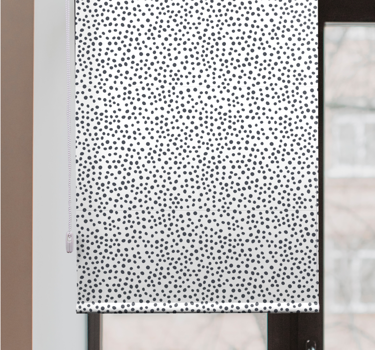 Texture and pattern roller blind minimalist dot design - TenStickers