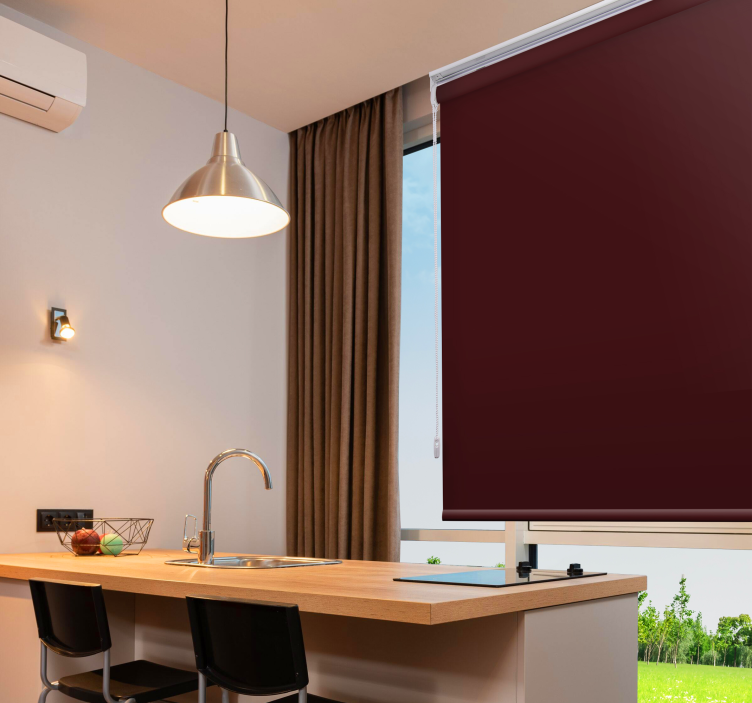 The Dark Land of Siena plain roller blinds - TenStickers