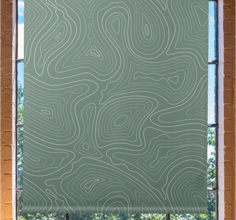 Topography design  Texture and pattern blind - TenStickers