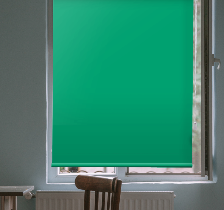 Vibrant Green Accent coloured roller blind - TenStickers