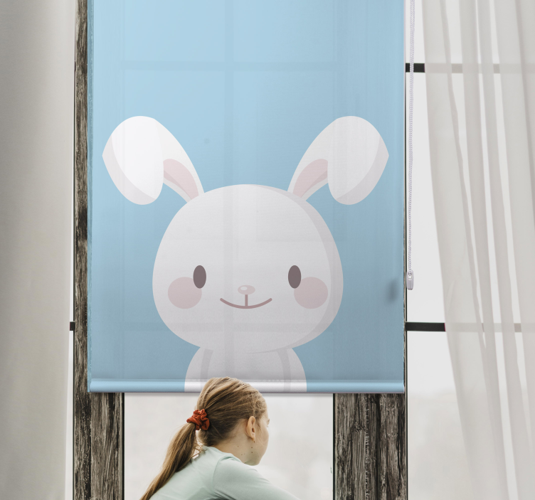 White rabbit Nordic blind - TenStickers