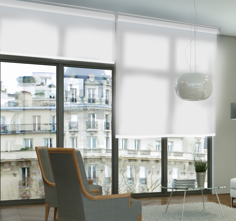 White translucent living room blind - TenStickers