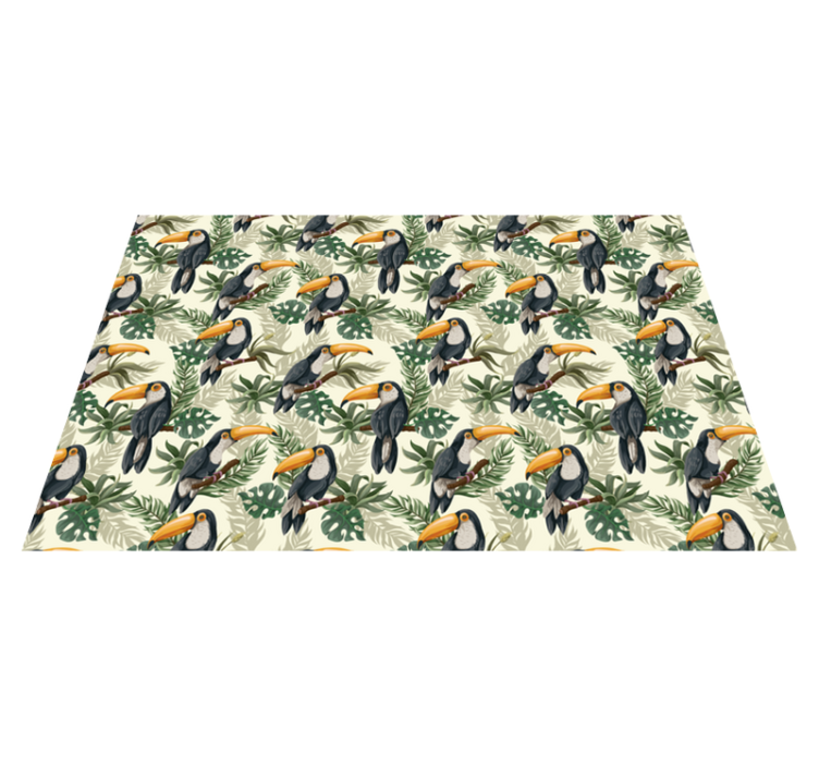 Original placemats tropical toucan design - TenStickers