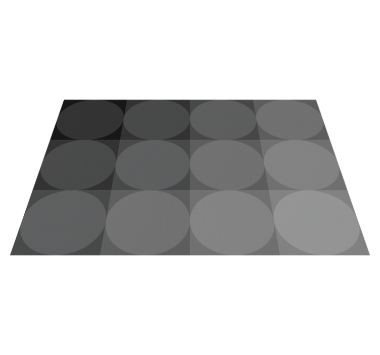 Placemat subtle circular pattern design - TenStickers