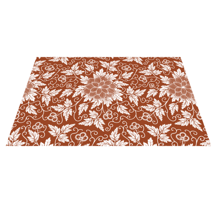 Floral print surface placemats - TenStickers