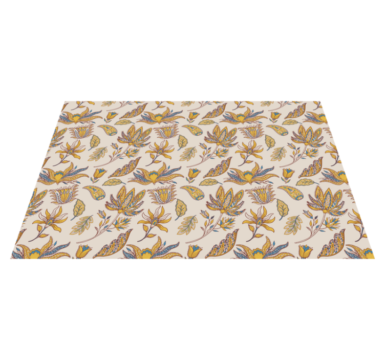 Paisley Flower Set paisley placemats - TenStickers
