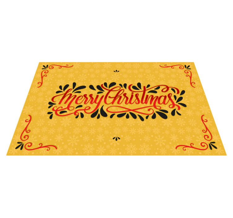Christmas placemats festive holiday cheer - TenStickers