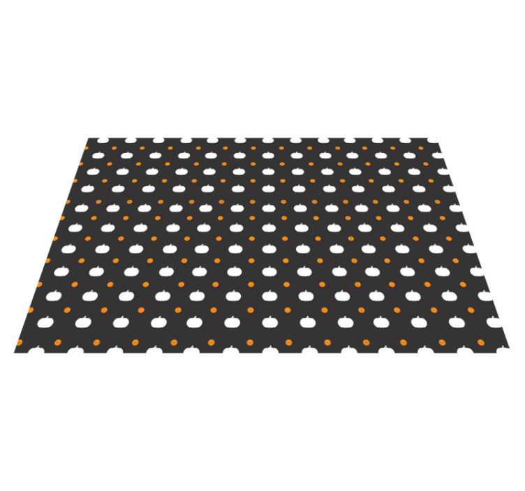 Halloween placemats with pumpkin patterned design - TenStickers