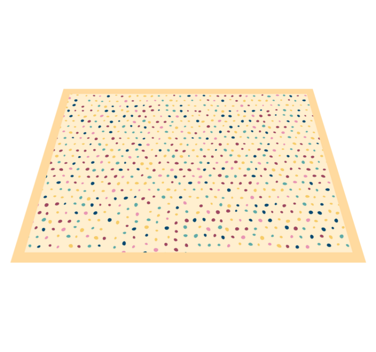 Polka dot pattern placemats - TenStickers
