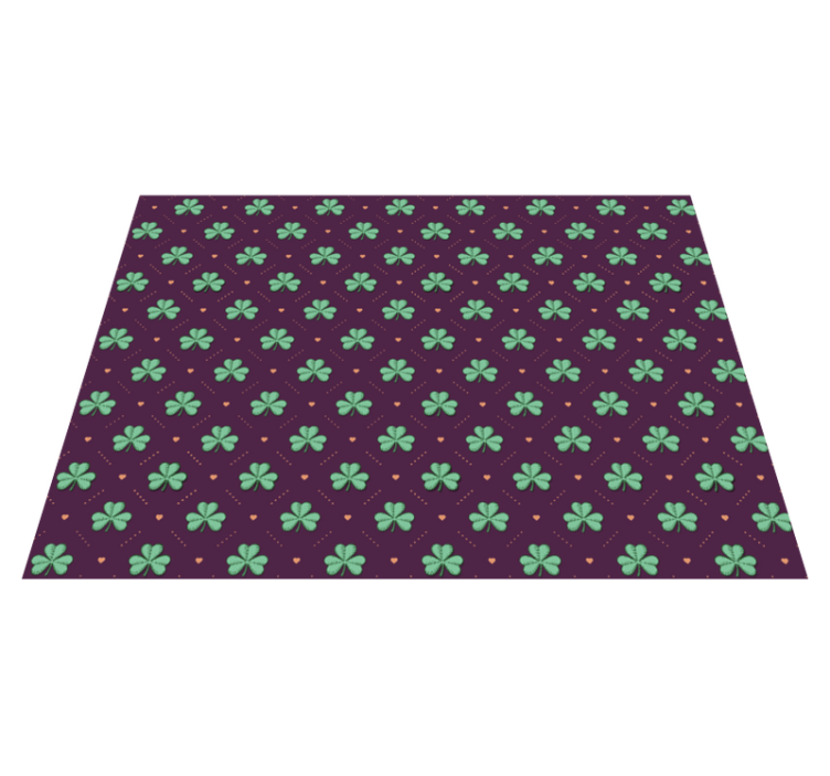 Shamrock pattern  original placemats - TenStickers
