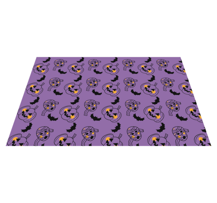 Halloween placemats with fun pumpkin designs - TenStickers