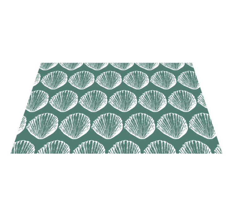 Shell pattern table placemats - TenStickers