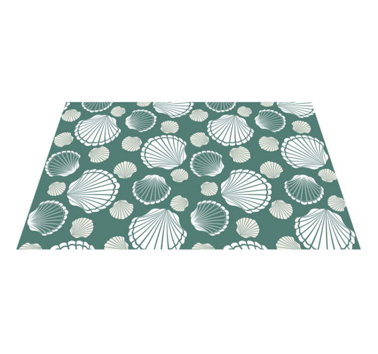 Seashell world seashell placemats - TenStickers