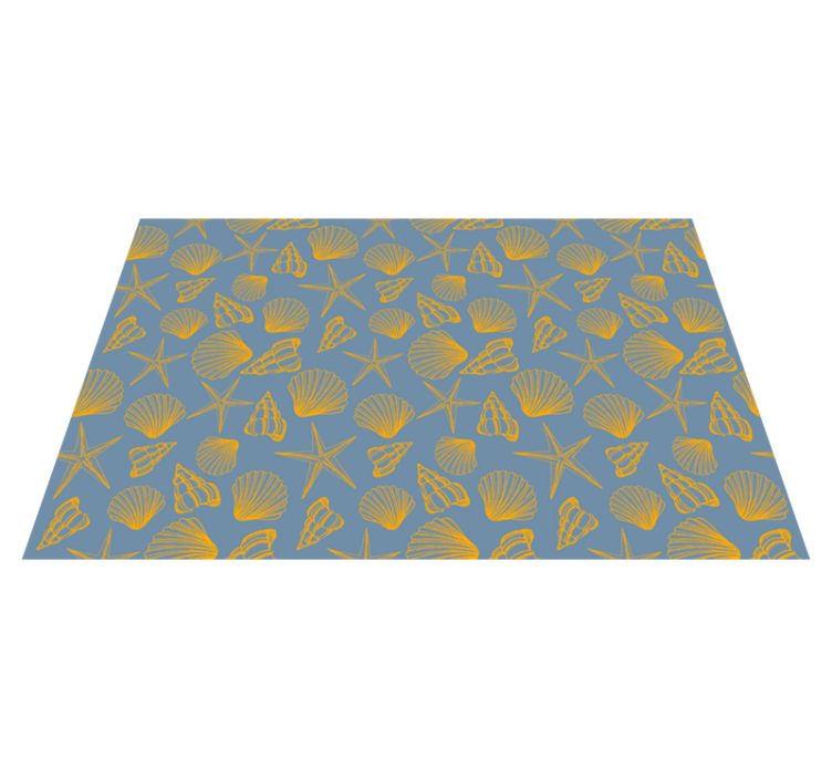Seashell pattern placemats - TenStickers