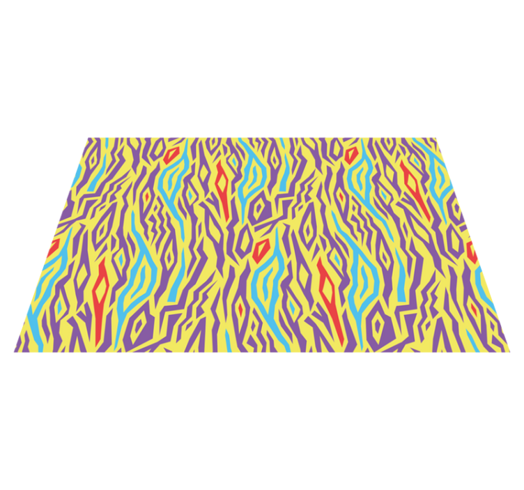 Colorful abstract pattern placemats - TenStickers