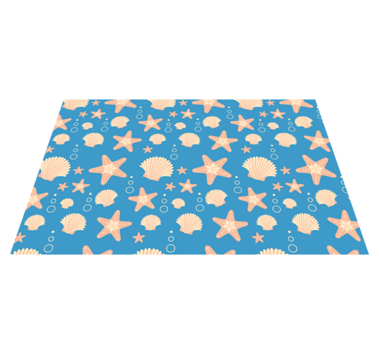 Original placemats nautical shell designs - TenStickers