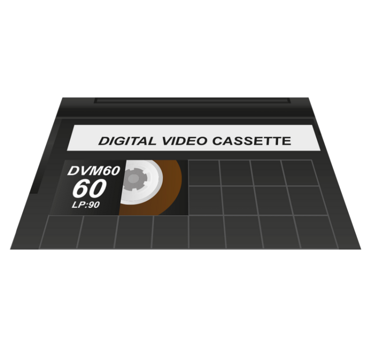 Retro Videotape placemats - TenStickers