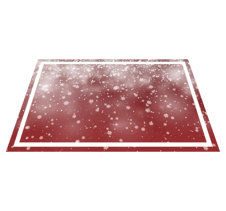 Christmas placemats festive snowflake design - TenStickers