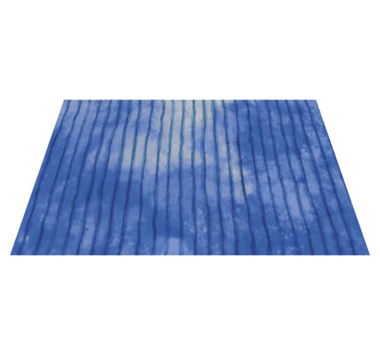 Blue striped pattern placemats - TenStickers