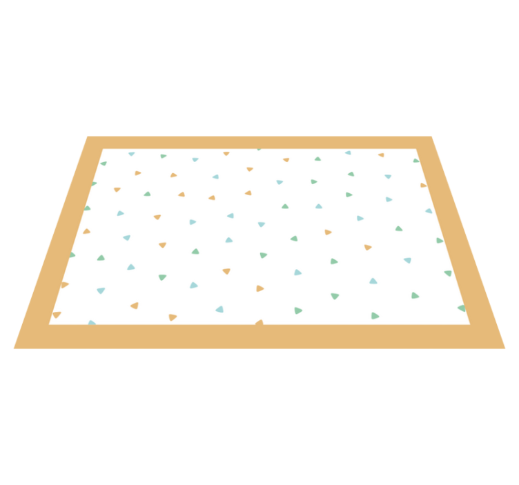 Personalised placemats with elegant triangle design - TenStickers