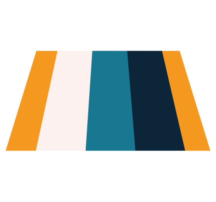 modern pallete of colours rectangular placemats - TenStickers