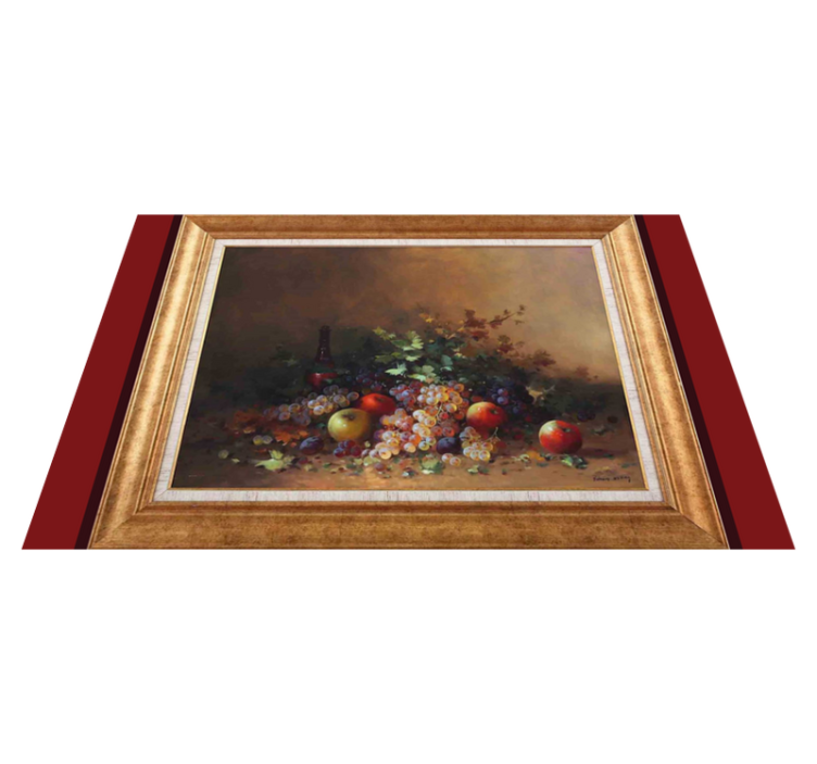 Original placemats fruit arrangement art - TenStickers