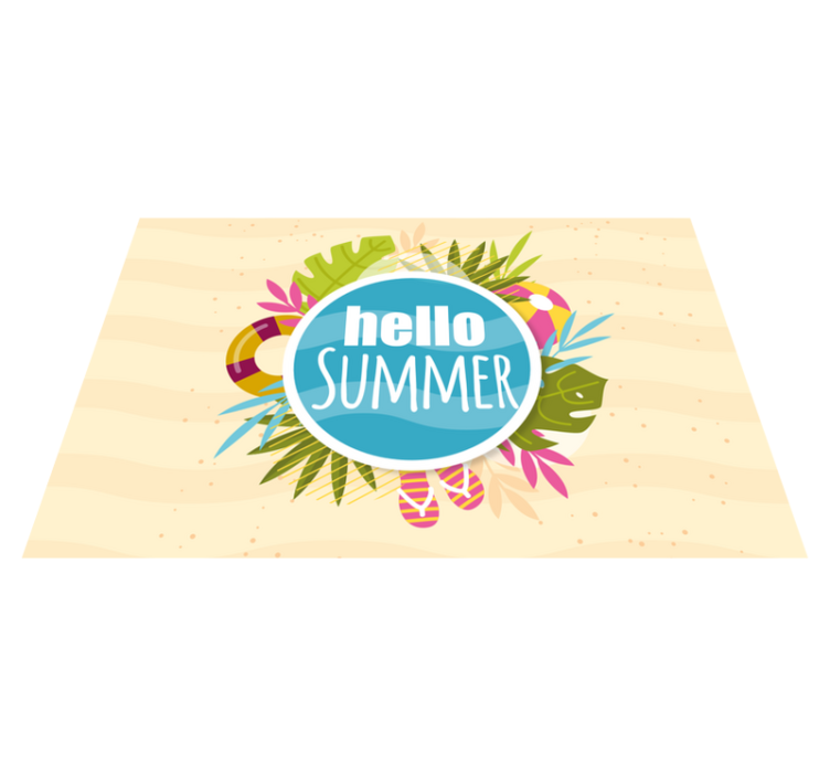 Original placemats summer vibe - TenStickers