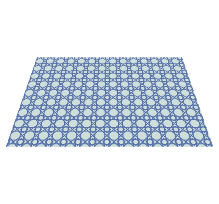 Placemat elegant blue pattern - TenStickers