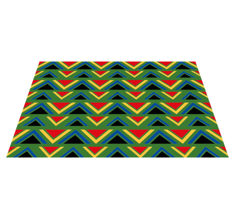 Colourful African Tribal textured placemats - TenStickers