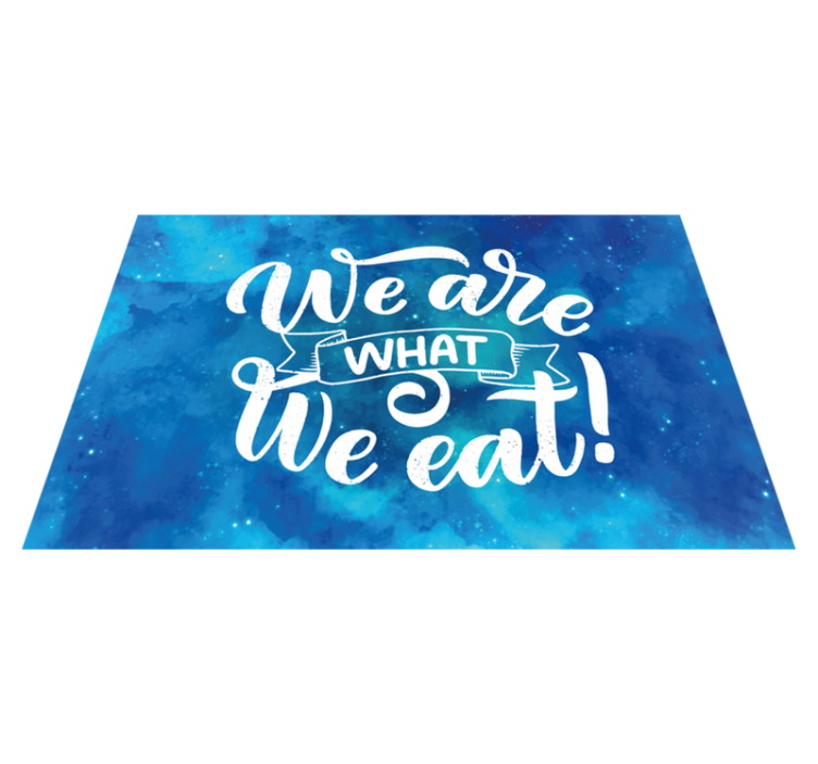Placemats with quote inspirational quote art - TenStickers