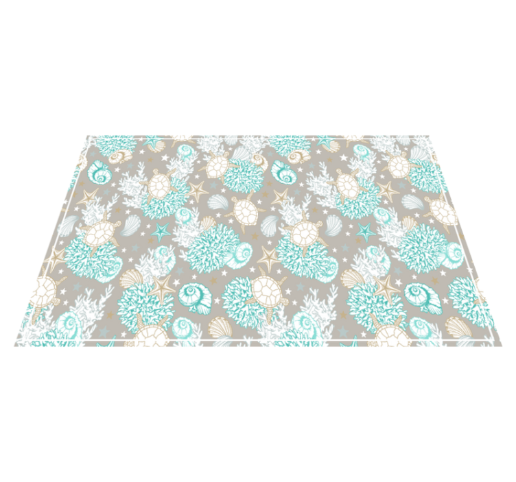 Original placemats with shell-patterned design - TenStickers