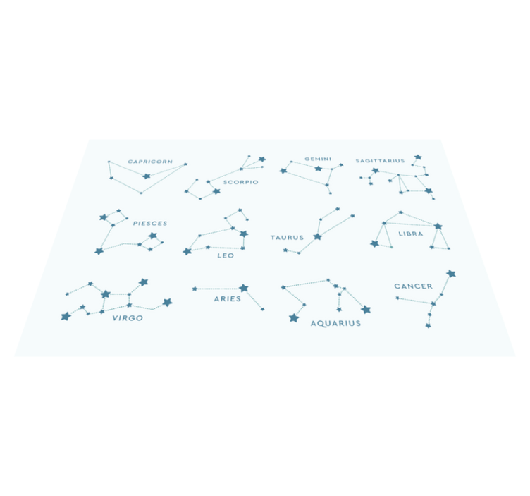 Constellations Vinyl placemats - TenStickers