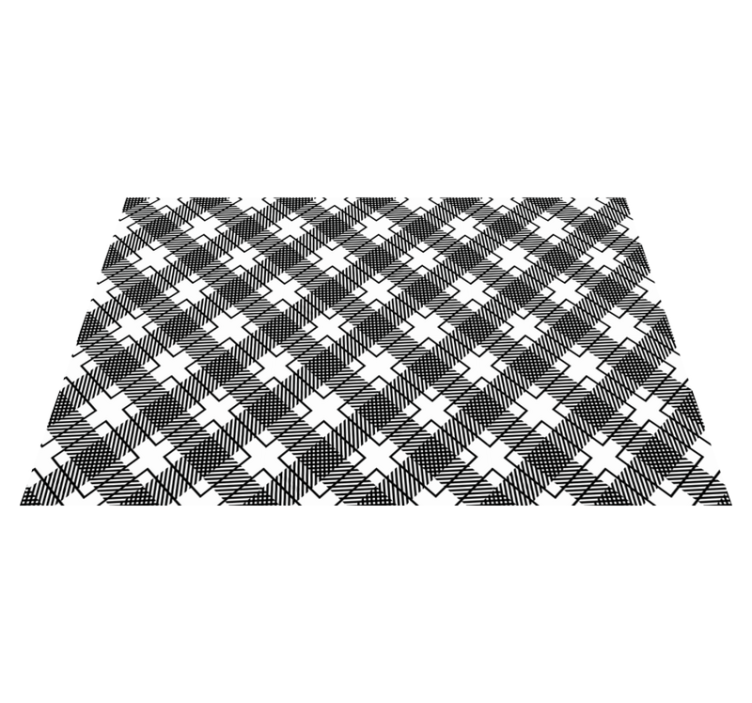 Placemat geometric textured design - TenStickers