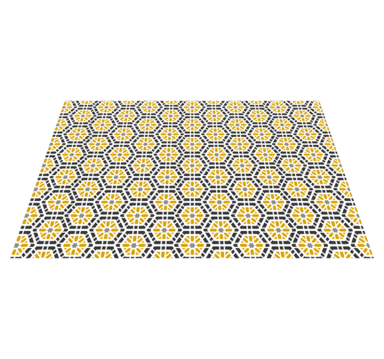 Geometric patterned design placemats - TenStickers