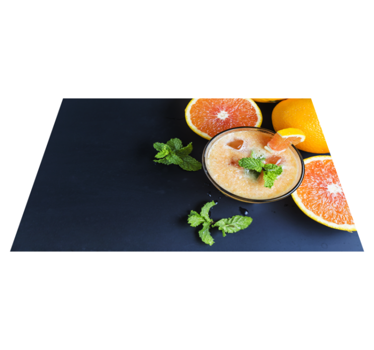 Placements for home fresh citrus drink - TenStickers