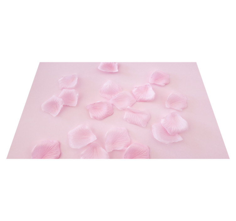 Placemat delicate petal arrangement - TenStickers