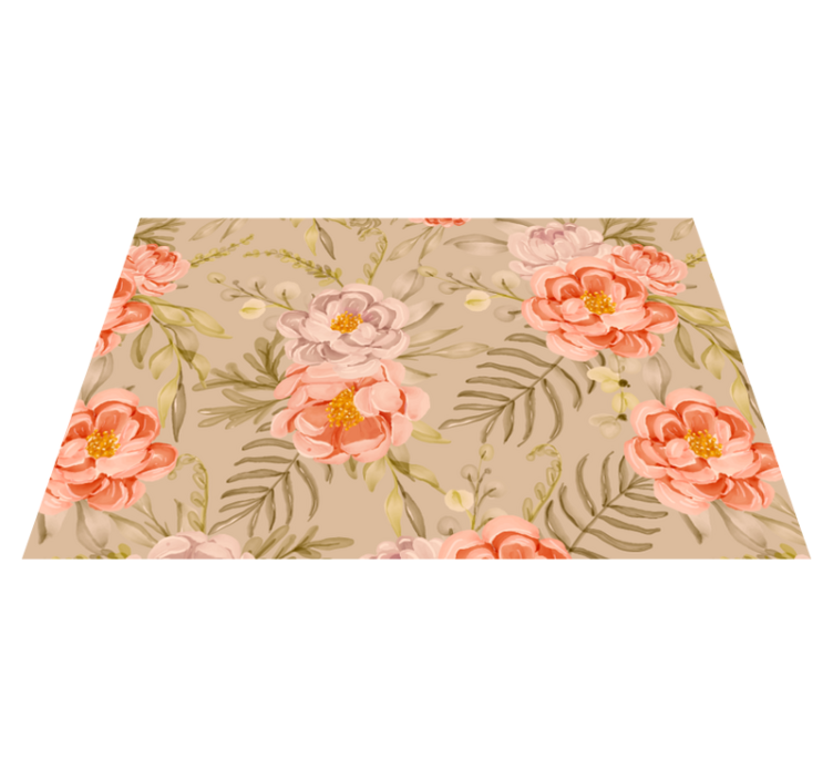 Original placemats floral design arrangement - TenStickers