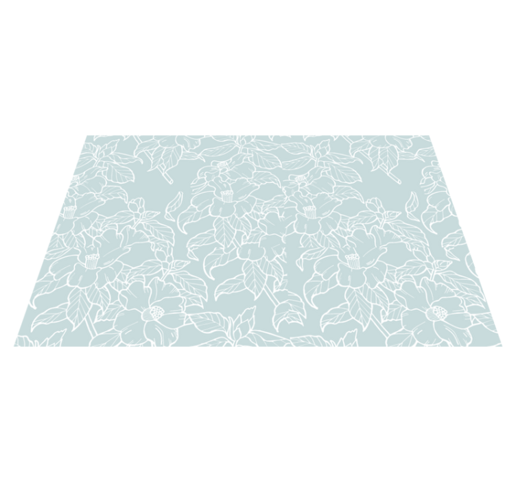 Floral print layer placemats - TenStickers