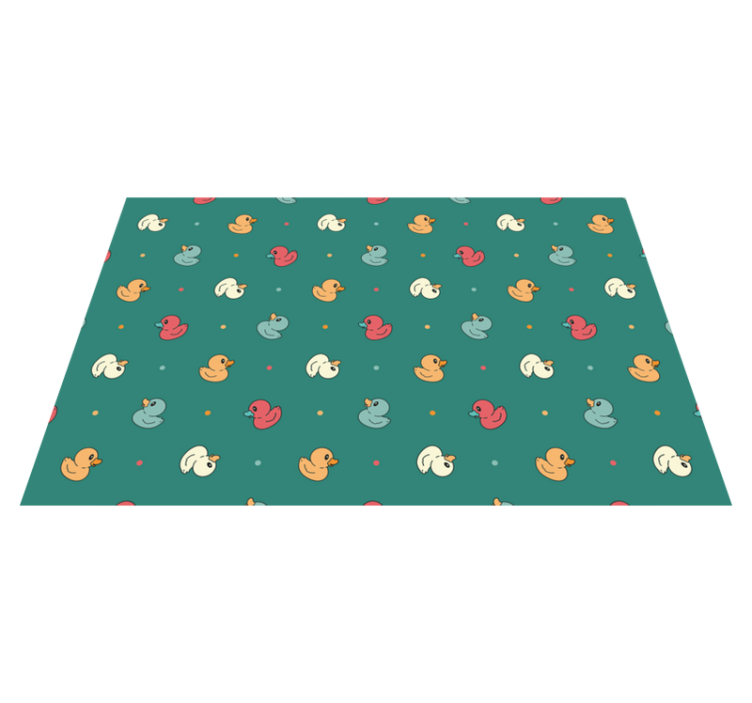 Children placemats colorful duck design - TenStickers