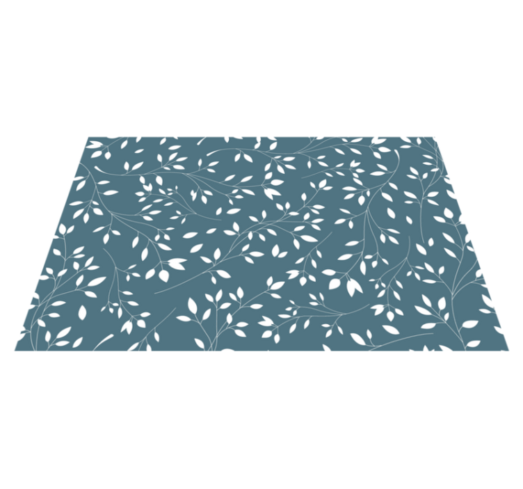 Lush leaf pattern placemats - TenStickers