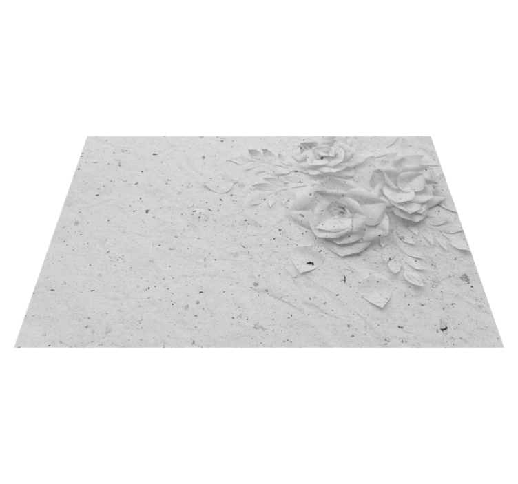 Elegant floral relief placemats - TenStickers