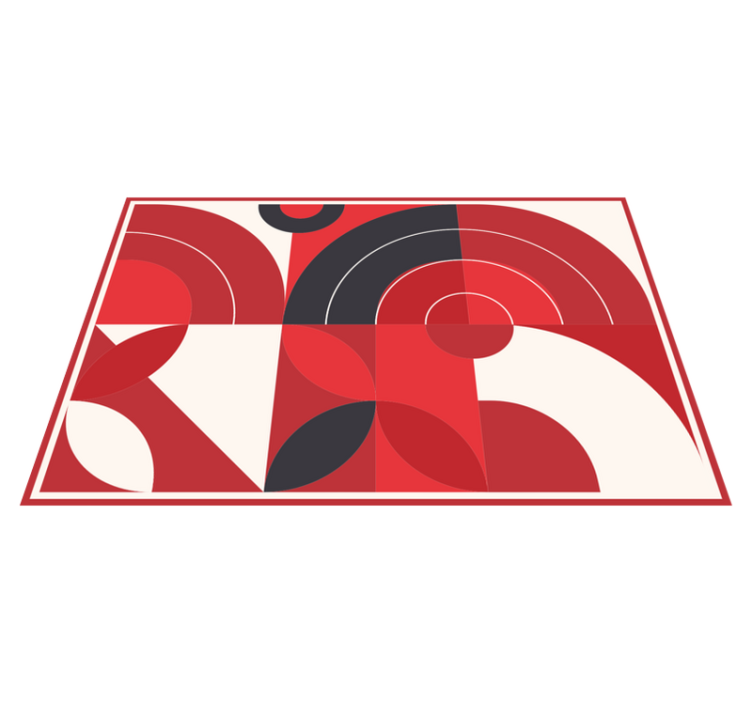 Modern placemats with lively geometric designs - TenStickers