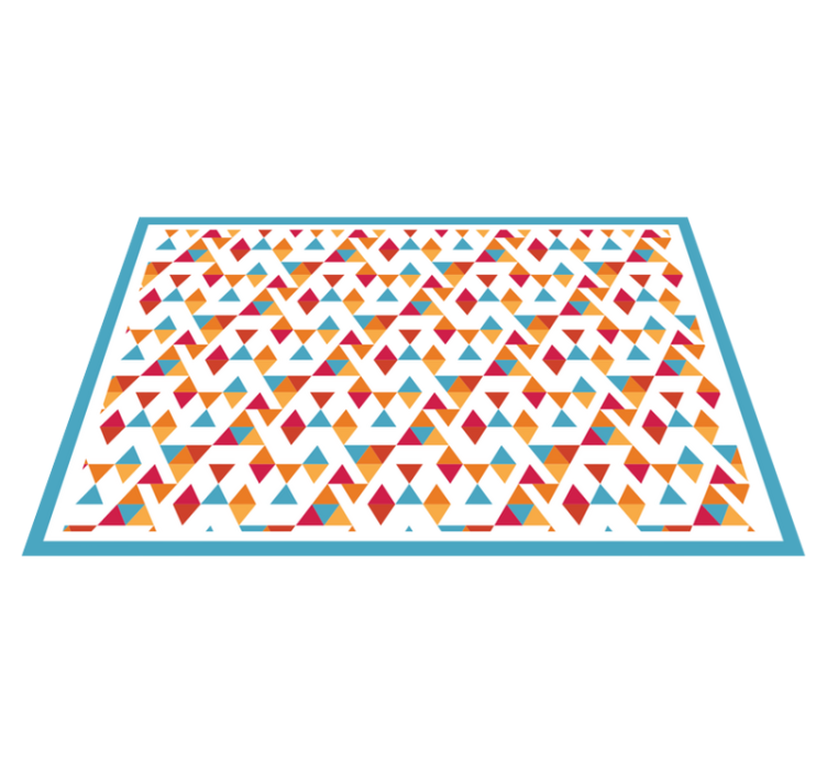 Diamond shape geometric art original placemats - TenStickers