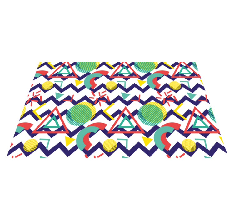 Geometry Pattern Design modern placemats - TenStickers