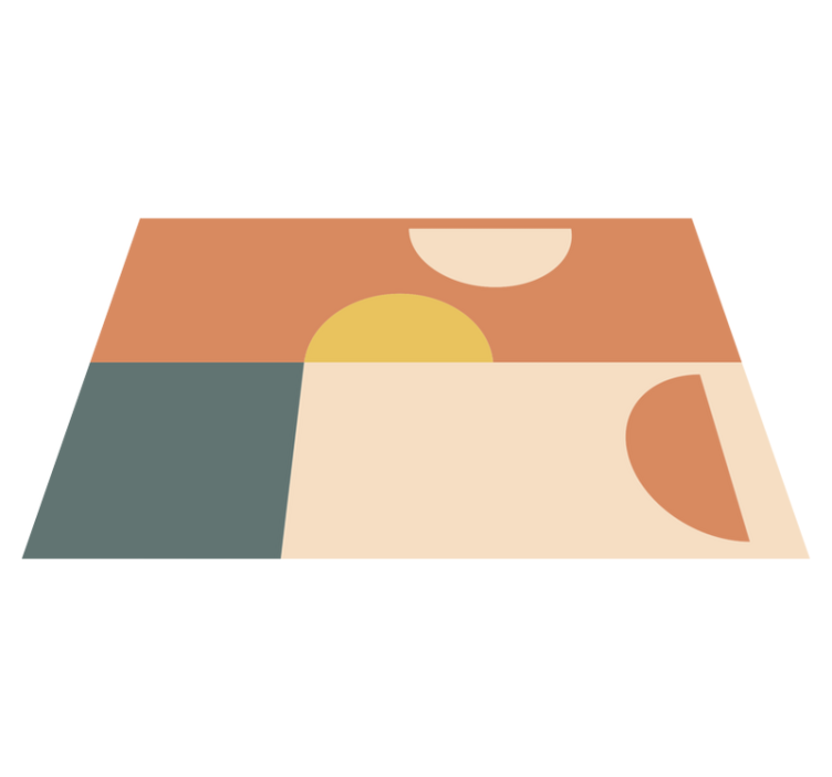 Modern placemats with colorful geometric designs - TenStickers