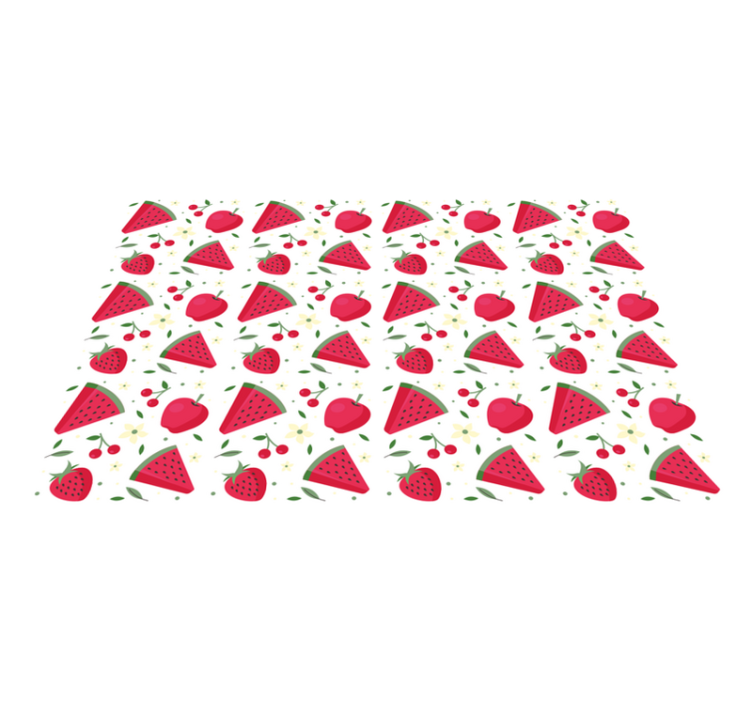 Children placemats fruit slice design - TenStickers