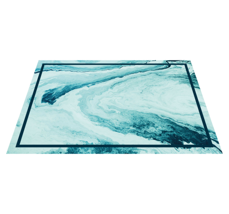 Ocean wave motif placemats - TenStickers