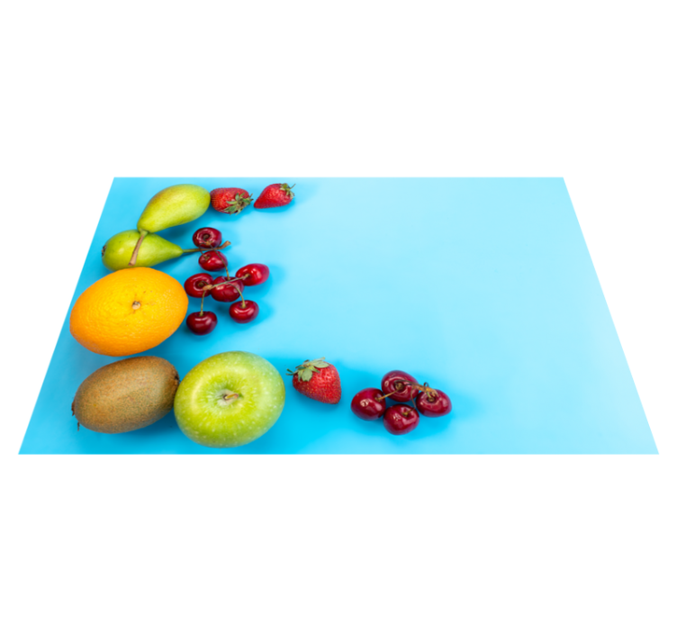 Colourful food Vinyl placemats - TenStickers
