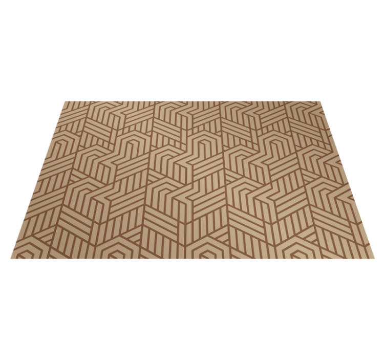 Modern placemats with geometric texture design - TenStickers