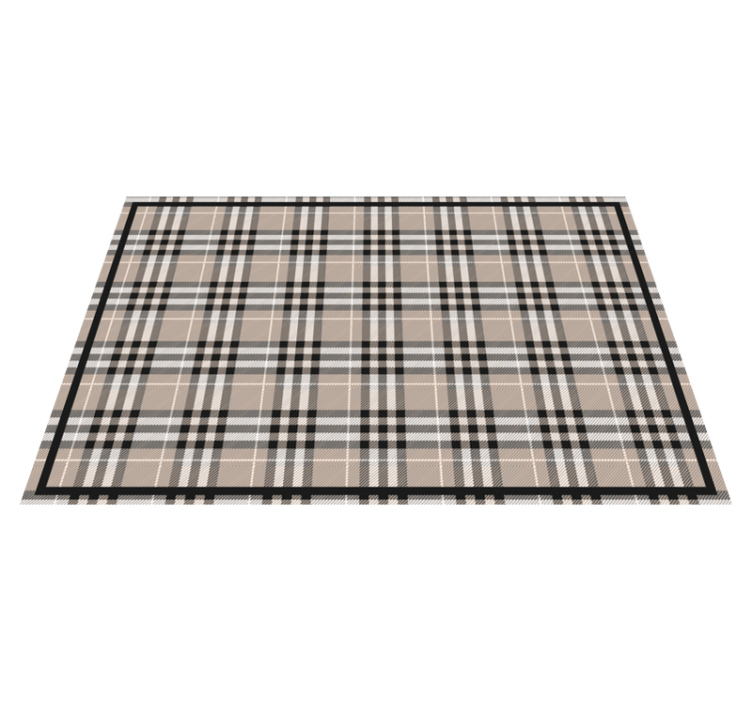 Placemat classic plaid pattern - TenStickers